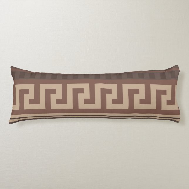 Greek key border body cushion (Front)