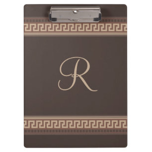Greek key border clipboard