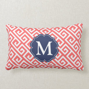 greek-key coral diagonal.ai lumbar cushion