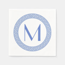 Greek Key Design Monogram