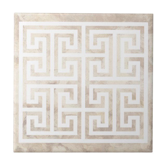 Greek Key Design Tile (Front)