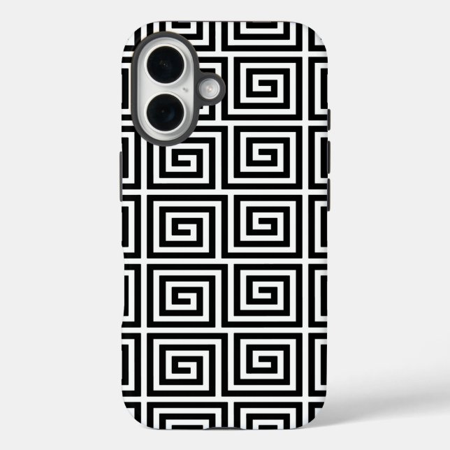 Greek Key Pattern Case-Mate iPhone Case (Back)