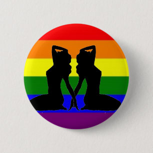 Greek Lesbian Pride 6 Cm Round Badge