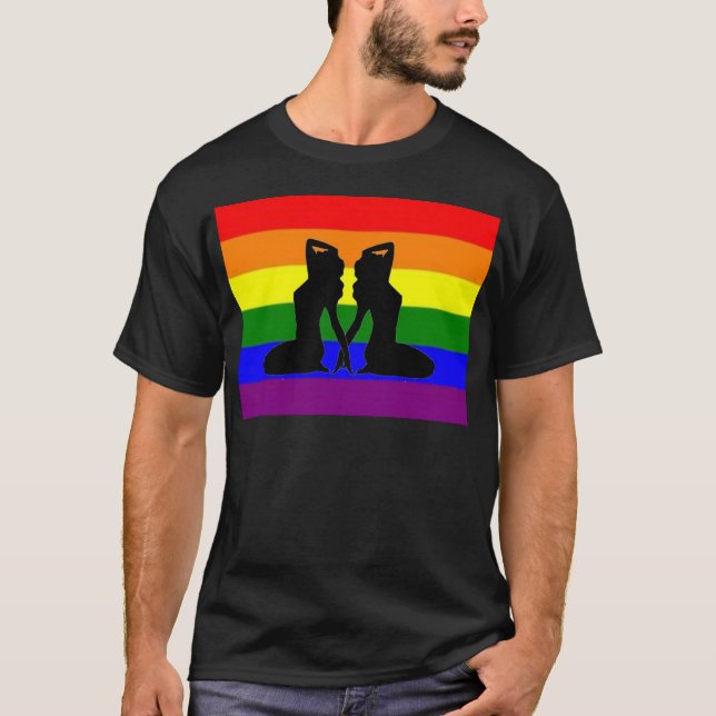 Greek Lesbian Pride T-Shirt (Front)