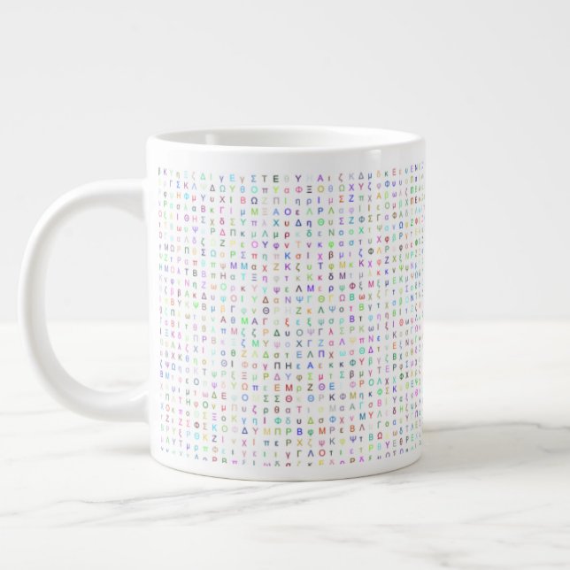 Greek Letters 20oz Mug (Left)
