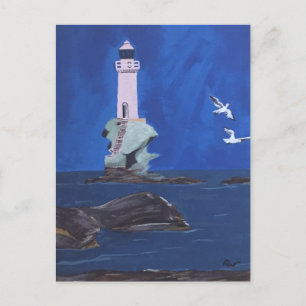 Greek Lighthouse Postcard