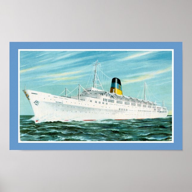 Greek Line's "Olympia" Poster (Front)