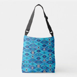 Greek Mati Mataki - Matiasma Evil Eye Pattern Crossbody Bag