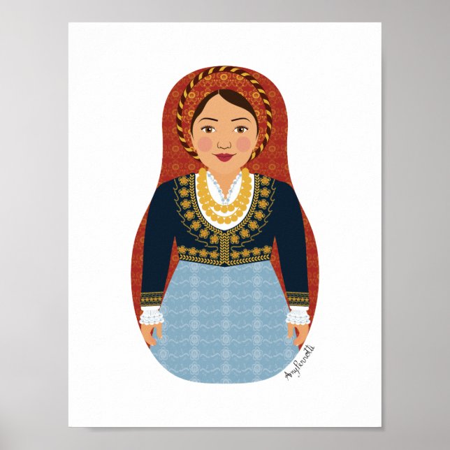 Greek Matryoshka Poster (Front)