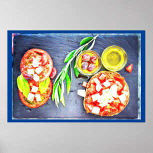 "Greek & Mediterranean Diet" Cute Photo. Buy Now Poster