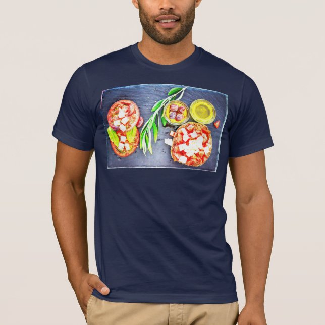 "Greek & Mediterranean Diet" Cute Photo. Buy Now T-Shirt (Front)