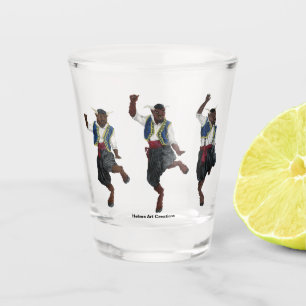 Greek Minotaurs Dance Party Fantasy Art Shot Glass
