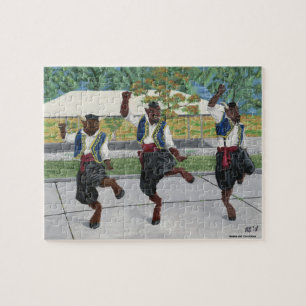 Greek Minotaurs Dancing Small Fantasy Puzzle