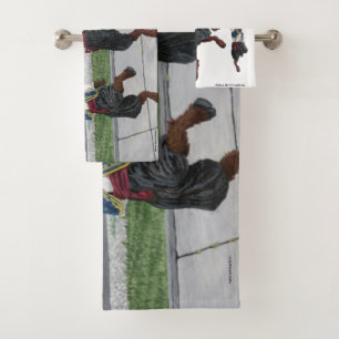 Greek Minotaurs Dancing Towels