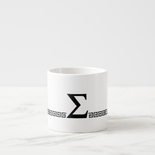Greek Monogram Espresso Cup