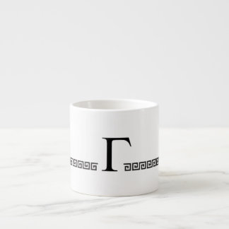 Greek Monogram Espresso Cup