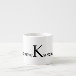 Greek Monogram Espresso Cup