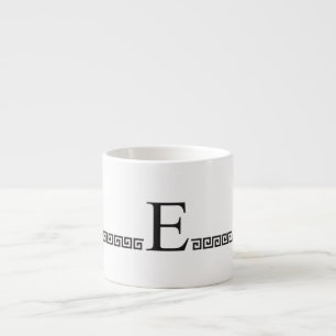 Greek Monogram Espresso Cup