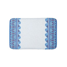 Greek Mosaic Tile Ornament - Shades of Blue