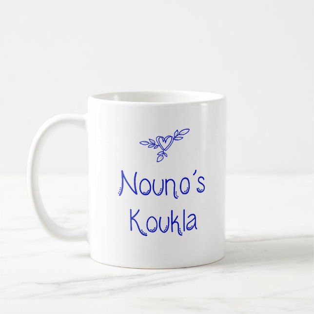 Greek Mug Nouno's Koukla "Godfather's Doll" (Left)
