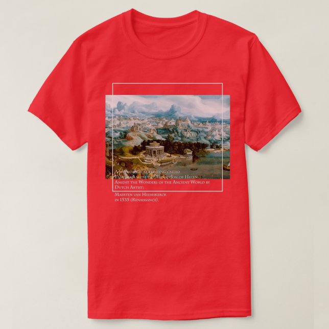 Greek Mythological Painting Vintage Art T-Shirt (Design Front)