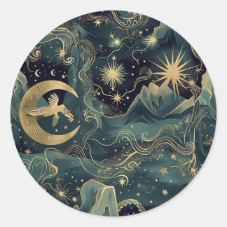 Greek Mythology Astrological Envelope Sticker