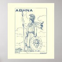 Greek Mythology Athena Goddess Ancient Greece
