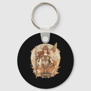 Greek Mythology_ Athena, Goddess Of Wisdom And War Key Ring