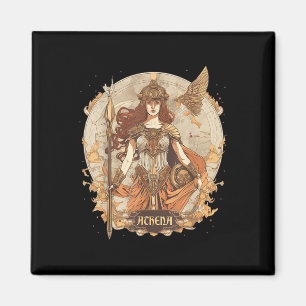 Greek Mythology_ Athena, Goddess Of Wisdom And War Magnet