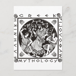 Greek Mythology (black) Postcard