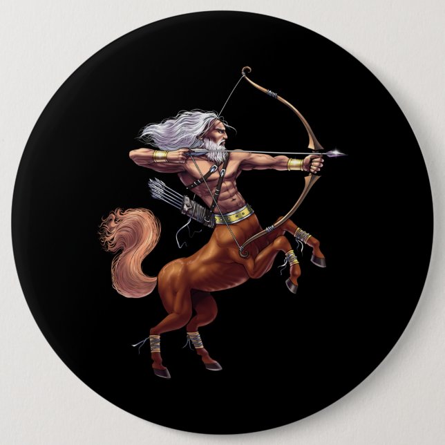 Greek Mythology Centaur 6 Cm Round Badge (Front)