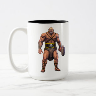 Greek Mythology Cyclops Two-Tone Coffee Mug
