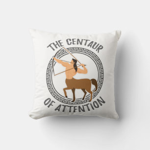 Greek Mythology Gift Centaur of Attention Gift Cushion