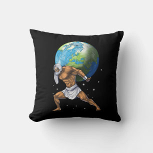 Greek Mythology God Atlas Cushion
