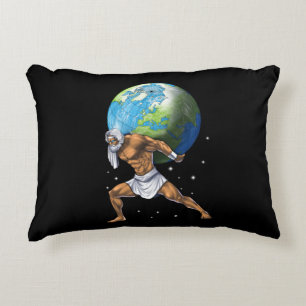 Greek Mythology God Atlas Decorative Cushion