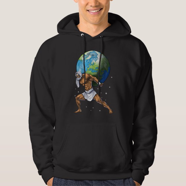 Greek Mythology God Atlas Hoodie (Front)