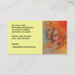Greek Mythology Gods NETWORKING BUSINESS CARDS