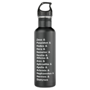 Greek Mythology Gods Pantheon List of Demigod Name 710 Ml Water Bottle