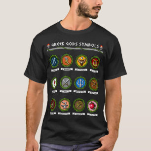 Greek Mythology Gods Symbols T-Shirt
