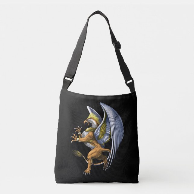Greek Mythology Griffin Crossbody Bag (Front)