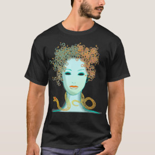Greek Mythology Head of Medusa Monster Snake  T-Shirt