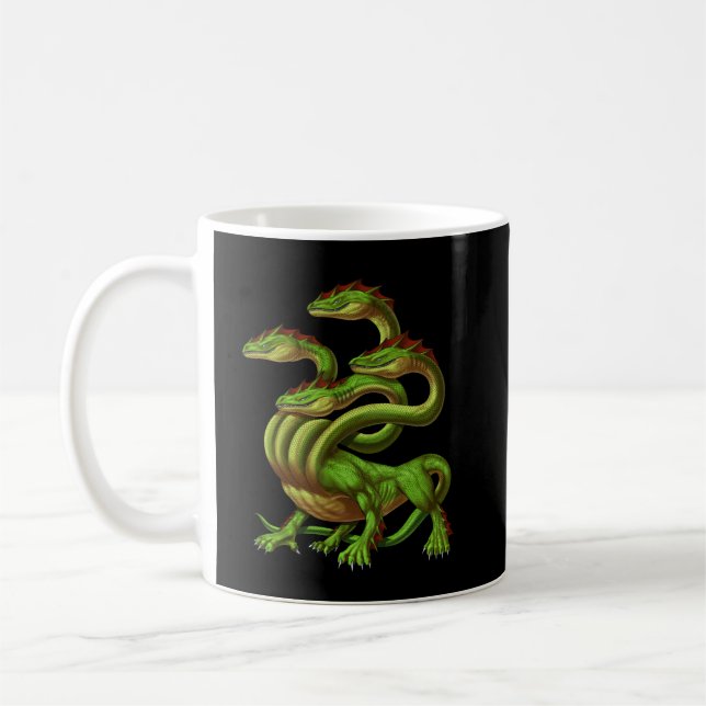 Greek Mythology Hydra Coffee Mug (Left)