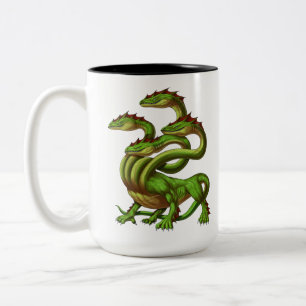 Greek Mythology Hydra Two-Tone Coffee Mug