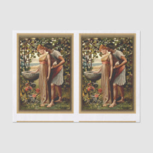 Greek Mythology Love - Decoupage Scrapbook Craft Tissue Paper
