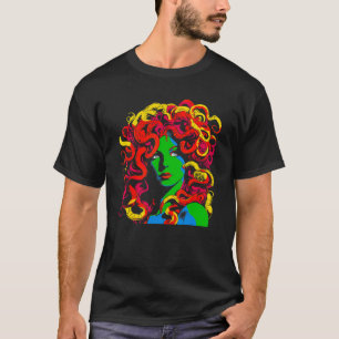 Greek Mythology Medusa Pop Art T-Shirt