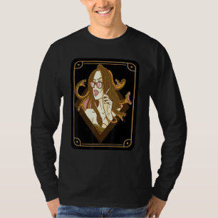 Greek Mythology Medusa Tarot Card Ancient Greek Sn T-Shirt