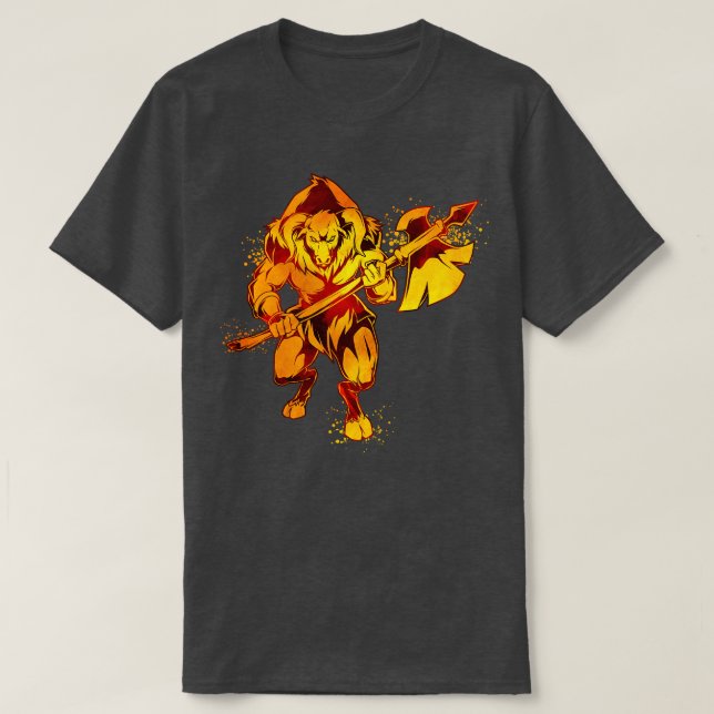 Greek mythology Minotaur T-Shirt (Design Front)