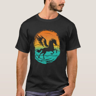 Greek Mythology Pegasus Wings Horse Stallion Vinta T-Shirt