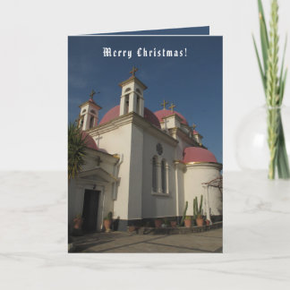 Greek Orthodox Church, Capernaum, Holiday Card