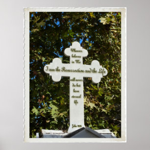 Greek Orthodox Cross Poster